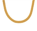 Vintage Elegant Stainless Steel Mesh Necklace Bracelet PVD 18k Gold Plated Mesh Chain Choker Necklace Women Jewelry