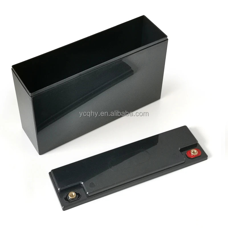 Storage Li-Ion 12V 32Ah Black ABS Plastic Battery Box QH12-32 Deep Circulation Shell Empty Case