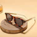 Trendy Sunglasses High-End Tortoise Vintage Acetate Sunglasses Non-polarized Lenses UV400 Protection Unisex for Men and Women