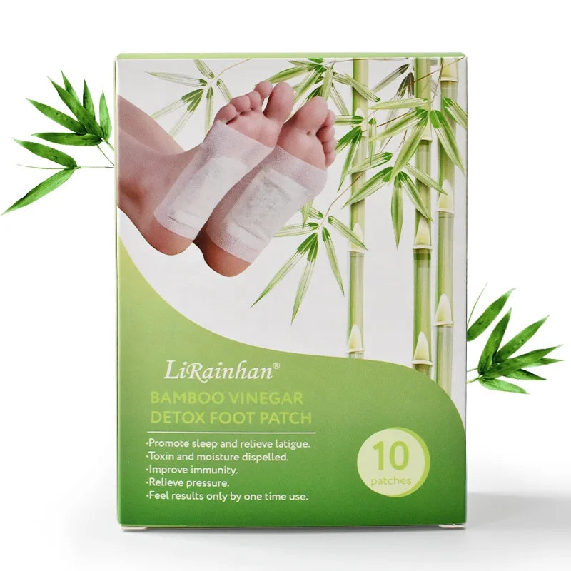 Oem Natural Herbal Original Bamboo Vinegar Detox Foot Patch Custom Private Label Sleeping Patch Detox Foot Pad Detox