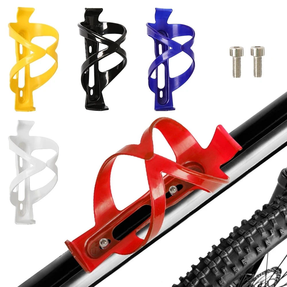 Portable Adjustable Bicycle Water Bottle Holder Mountain Bike Rack Flask Support Stand Bike Accessories for Cycling Plastic