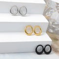 Smooth Stainless Steel Nose Rings Hoops Septum Hinged Segment Helix Cartilage Clicker Hoop Earrings Body Jewelry Gift