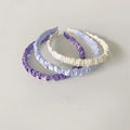 Wholesale Custom logo Hairband Silk Hair Wrap Silk Tie Headband Women Silk Hairband