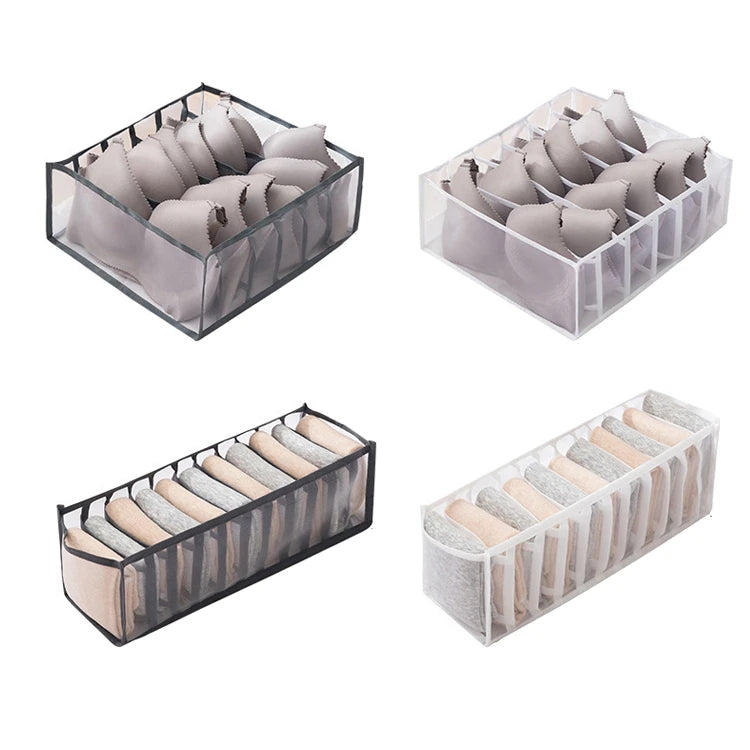 Close Drawer Dividers Storage Box Washable Folding Wardrobe Clothes Organizer for Drawers T Shirt Jeans Underwear Storage Box