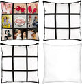 Sublimation 9 Panel Photos Pillow Case Sublimation Pillow Cover Blank Cushion Case for Sublimation Printing Sofa Couch