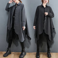 Boutique Wholesale 2026 Autumn Loose Fashion Stripe Splice Double Layer Mesh Shirt Medium Length Shirt Coat