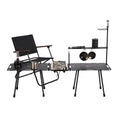 SM-IGT46 Outdoor Folding Table Modern Style Aluminum Alloy Tactical Design Plastic for Picnic Dining Camping Also Gym Kitchen