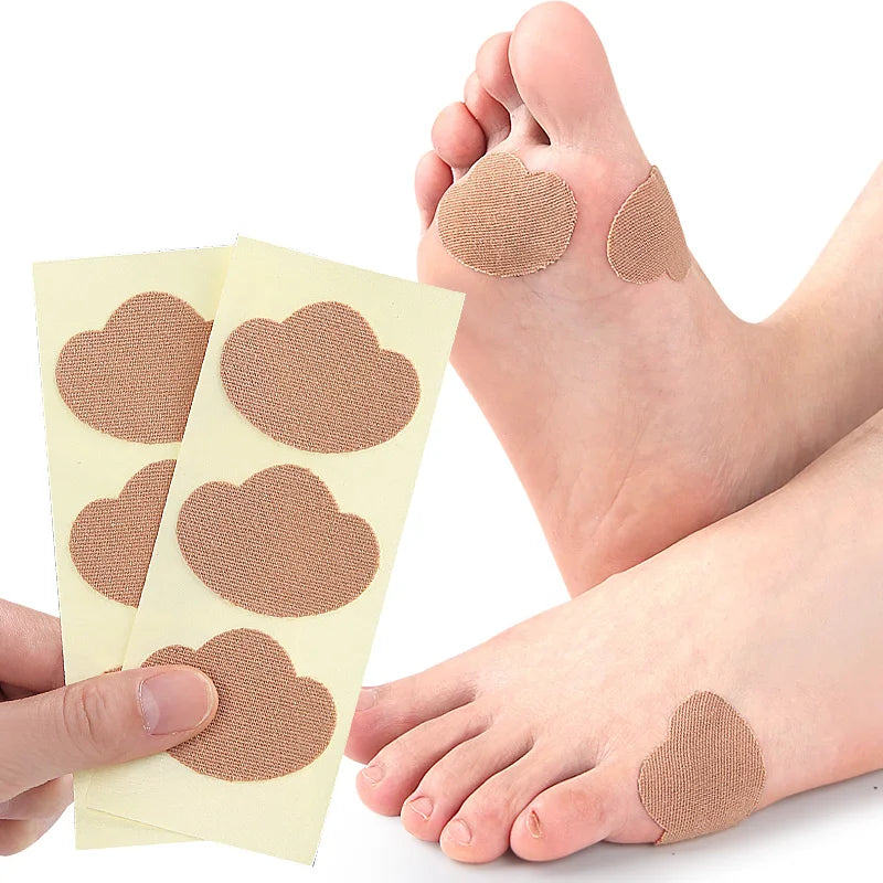 Cotton Adhesive Pads Heel Stickers Blister Prevention Pads Anti-wear Heel Stickers for Feet Fabric Padding Bandages