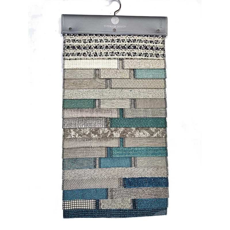 M&Y KBSF-09 Modern Luxury Jacquard Linen Fabric Roll Polyester Upholstery Fabrics for Home Textile Woven Dyed Pattern Sofa