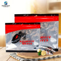 Custom Printed Mylar Bag Fishing Lure Fishing Hook Packaging Plastic Zipper Bag Fishing Bait Resealable 3 Side Seal Ziplock Bag