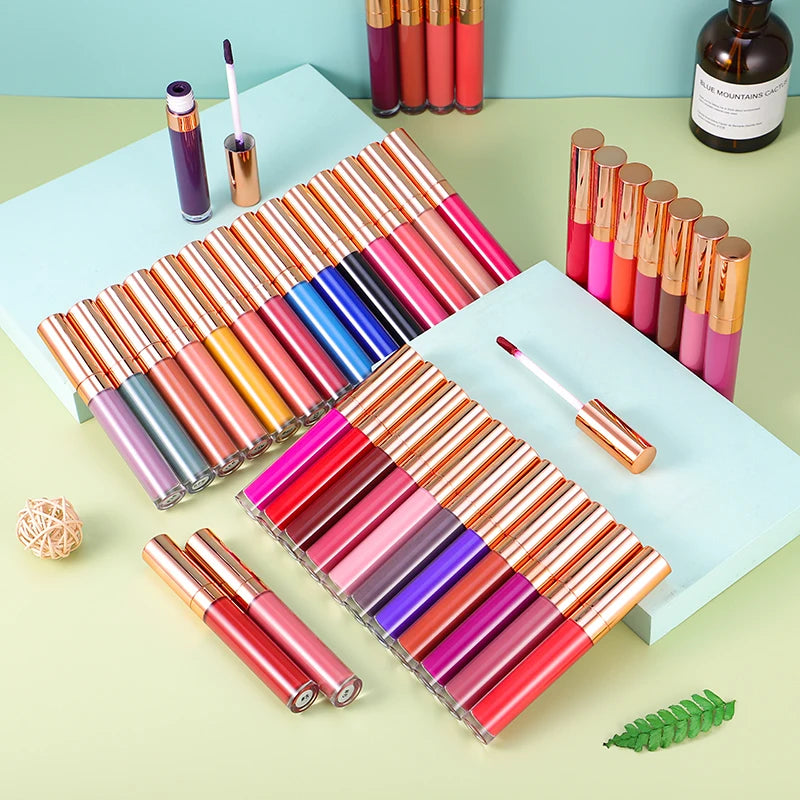 L1#18r Customized Makeup Make Your Own Waterproof Matte Lipstick Private Label Liquid Lipstick