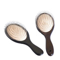 Natural Bamboo Wood Hair Brush Ionic Laser Compact Massage Comb Paddle Brushes for Women Home Use