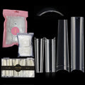 Private Label ABS Hot French Stiletto Square Coffin Extend False Nails Artificial Fingernails Nail Art Acrylic Nail Tips