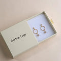 Guorui Custom Logo Luxury Display Jewelry Box Small Velvet Lights Lints Flannel Ring Bracelet Necklace Penda