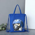 Promotional Custom Printing Logo Reusable Eco Friendly Washable Cotton Canvas Tote Drawstring Shopping Bag With Handle