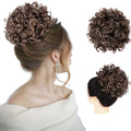 Wholesale 10inches Large Curly Hairpiece Bun Elastic Drawstring Extension Synthetic Chignon Hair Buns