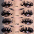 Custom Lash Box Wholesale Private Label Dramatic Mink Eyelashes 3d 25mm False Strip Faux Mink Eyelash Vendors