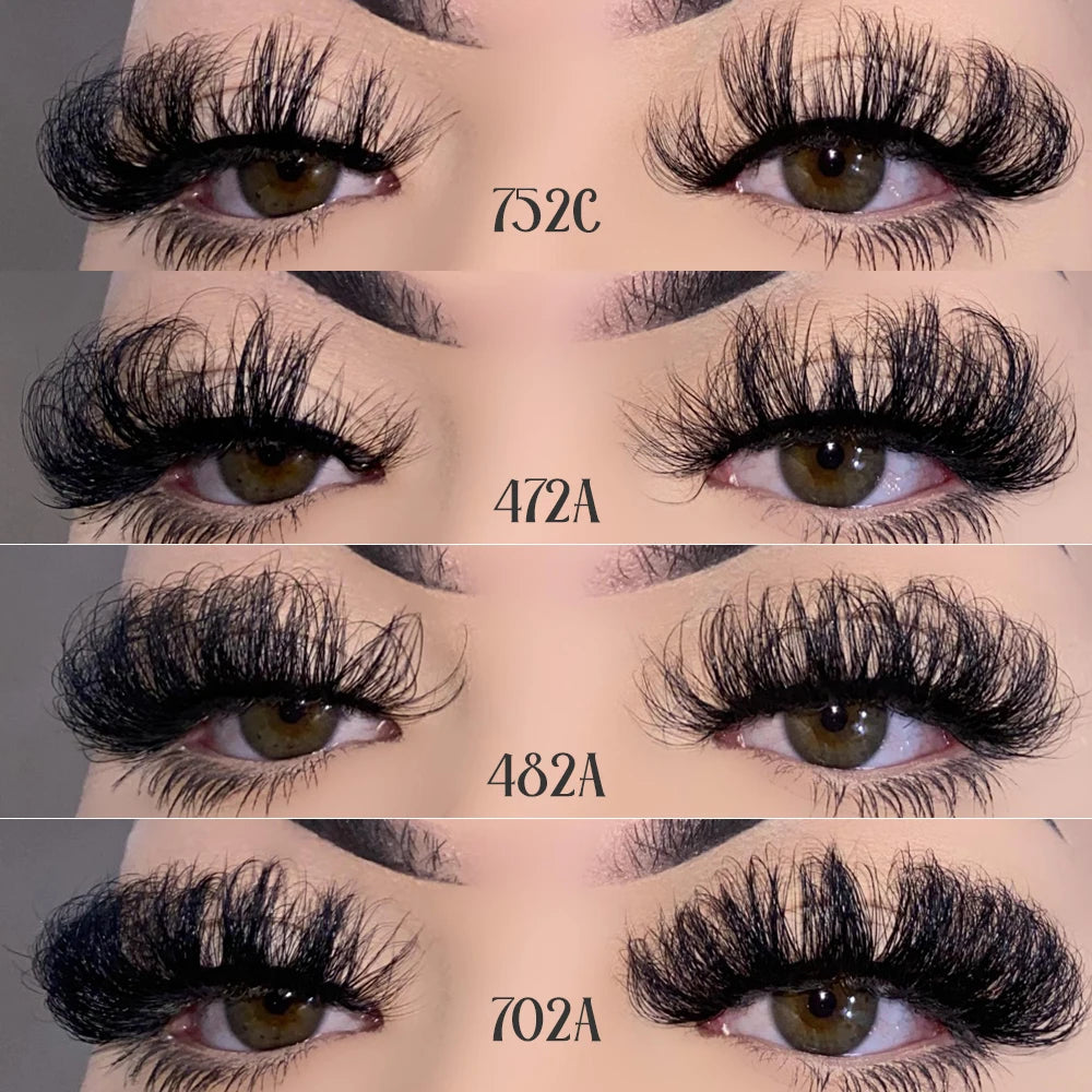 Custom Lash Box Wholesale Private Label Dramatic Mink Eyelashes 3d 25mm False Strip Faux Mink Eyelash Vendors