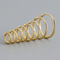 Fashion 925 Sterling Silver Simple Geometric All-match Multiple Size Plain Minimalist Round Hoop Earrings Jewelry for Women