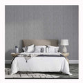 High Quality Plain Grey Home Decor Vinyl Coated Wallpaper PVC Roll Package Low Price Wall Paper