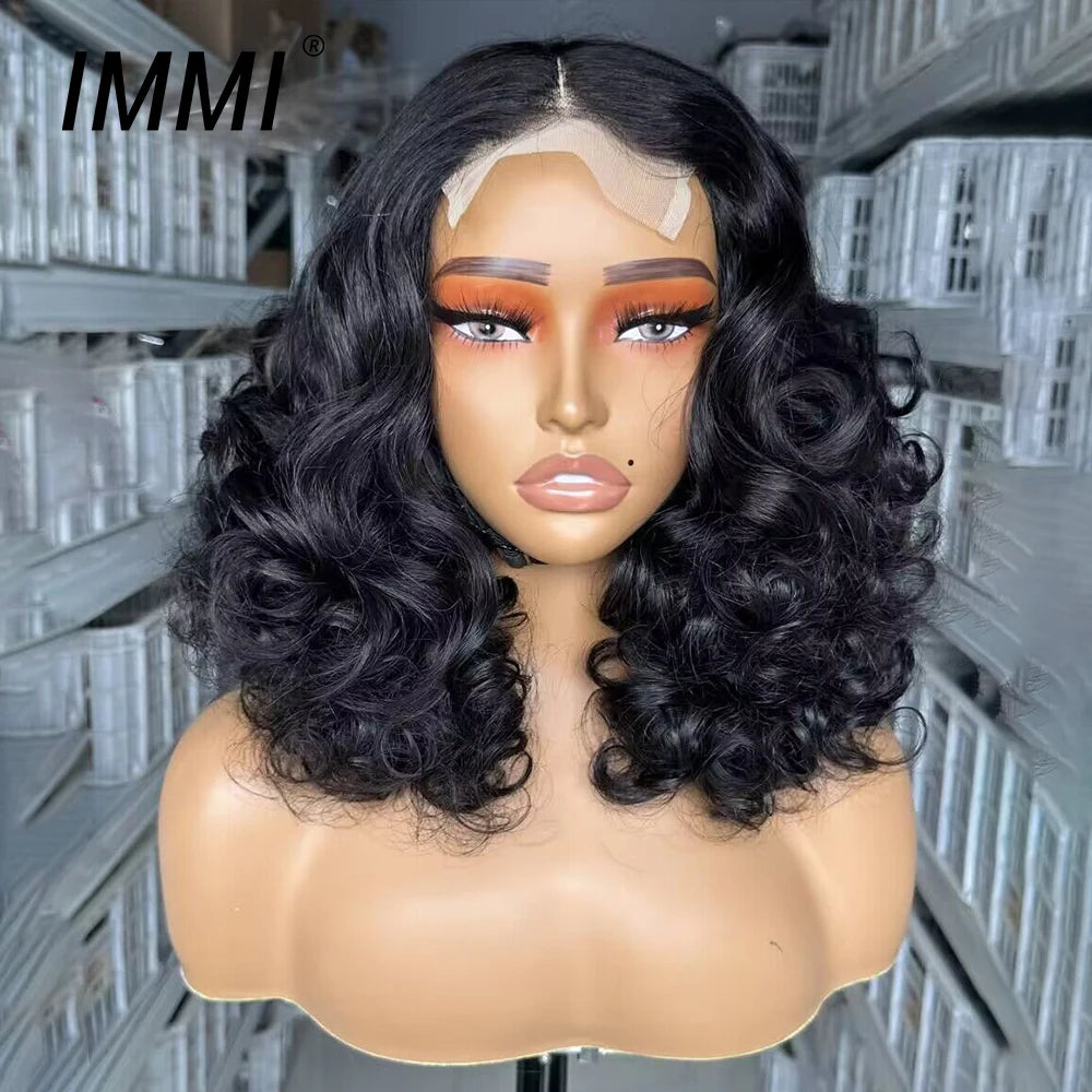 Wholesale HD Transparent Human Hair for Black Women 4x4 Glueless Lace Front Wigs for Black Women Vietnamese Raw Hair