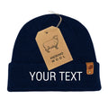 Adult Caps Men Women Knitted Winter Hats Embroidery Suede Tag 50% Merino Wool Beanies With logo Custom