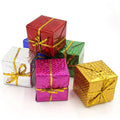 Supply Manufacturers Wholesale Christmas Decorations Gift Box Small Pendant Christmas Tree Decoration  Laser Foam Small Gift