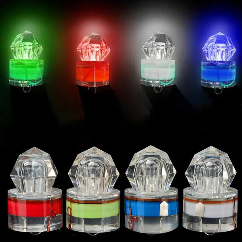 Colorful Flash Fishing Light LED Deep Drop Underwater Squid Strobe Bait Lure Lamp