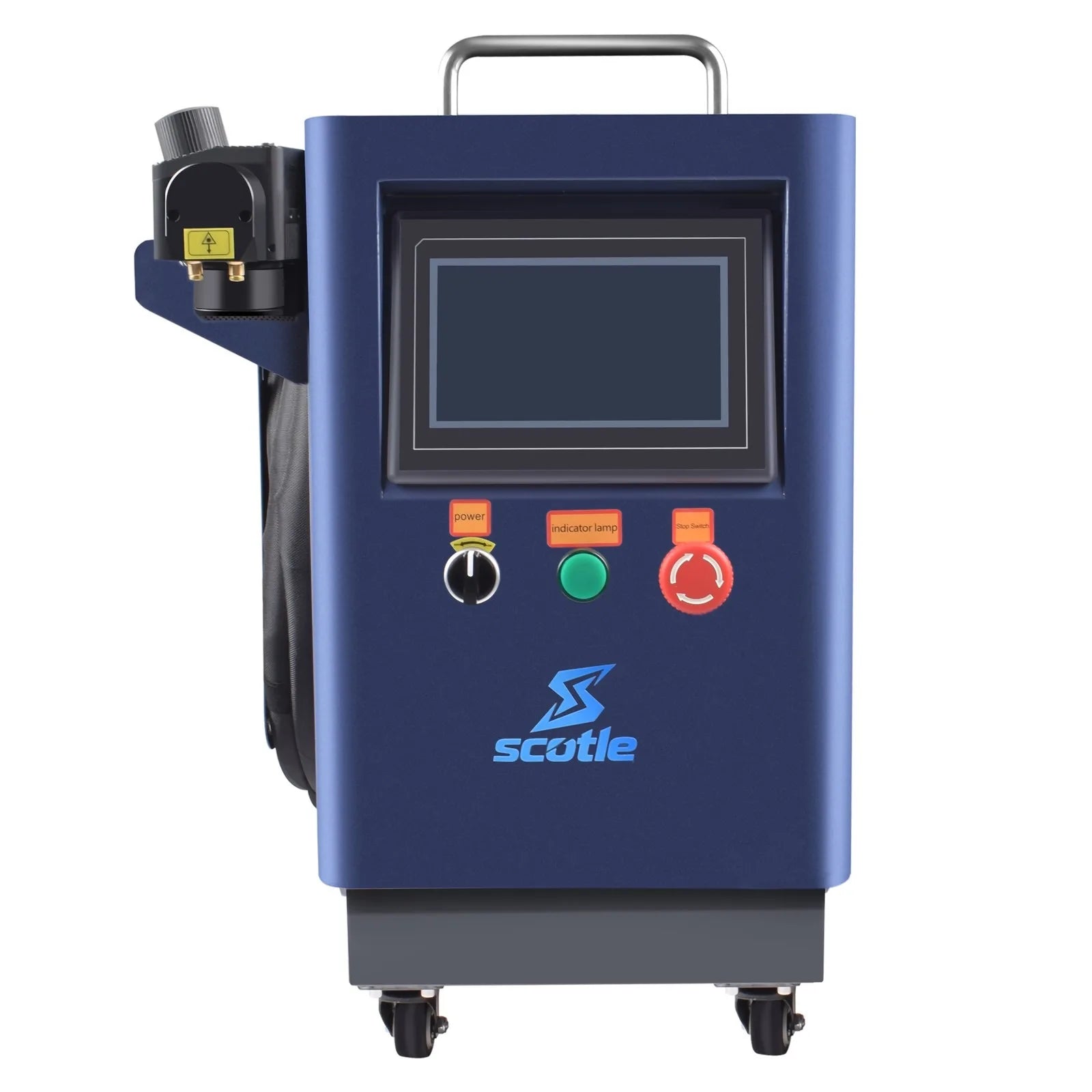 EU Stock 500W JPT Portable Pulsed Laser Cleaning Machine Cleaner for Wood Metal Rust Oil Car Paint Remover No Damage Material