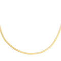LOZRUNVE Boho Jewelry 3mm 925 Sterling Silver Minimal Chain Herringbone Necklace Choker