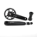 SENICX 175mm MTB Crank 170mm Bike Crankset Aluminum Alloy Crank Bottom Bracket 32T Diameter 24mm BB Bicycle Crank Chainwheel