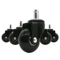 Office Chair Caster Wheels Replacement Set of 5 Swivel Furniture Casters