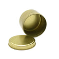 6Oz Gold Color Metal Tins With Lids for Candle