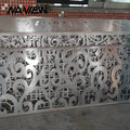 Premade Prefab Metal Aluminum Steel Fence Panels Pre-Made Prefabricated Rail Fence Security Driveway Gates Stainless Steel PE