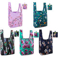Custom Eco Recycle Nylon Foldable Grocery Tote Bag Polyester Reusable Folding Shopping Bag