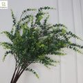 Wholesale Artificial Eucalyptus Money Leaves Branch Plastic Leaf Stems for Wedding Home Party Table Decorative Flowers