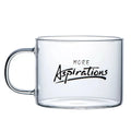 Wholesale Heat-resistant Borosilicate Simple Domestic Espresso Coffee Glass Cup