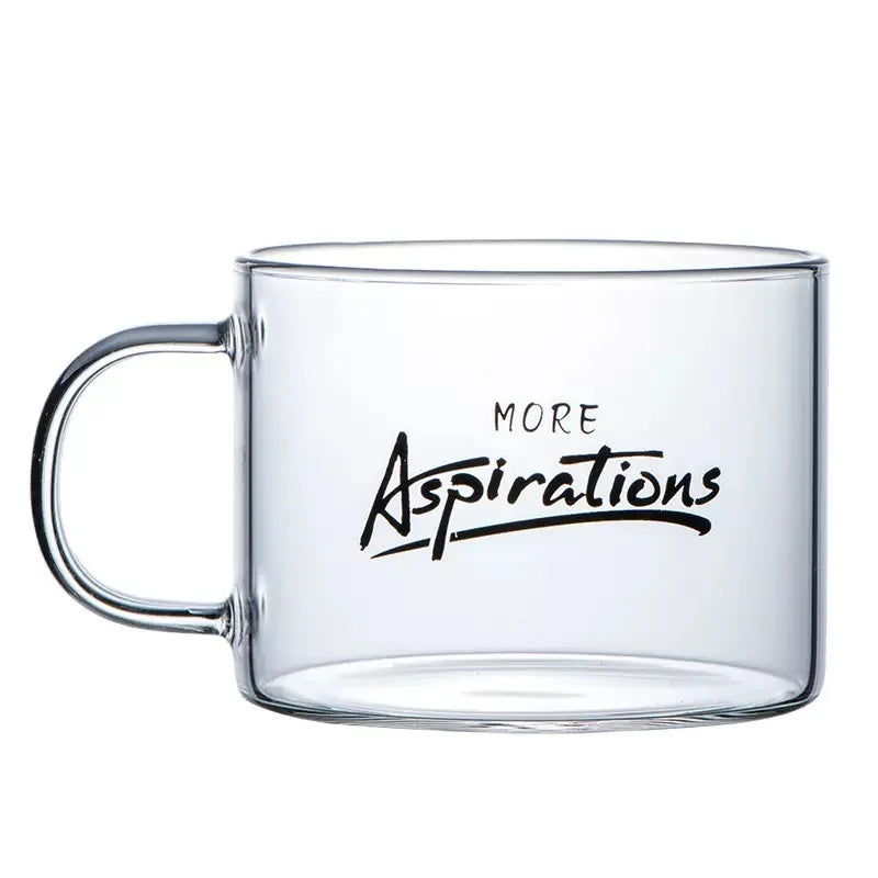 Wholesale Heat-resistant Borosilicate Simple Domestic Espresso Coffee Glass Cup