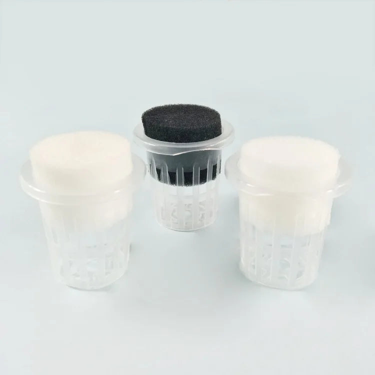 40#50 Greenhouse Soilless Cultivation PP Growing System Plastic Net Pots Transparent Hydroponic Baskets