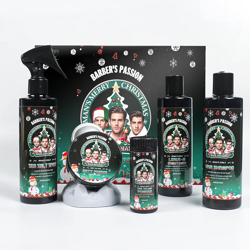 Christmas Big Promotion Factory Supply Barber Matt Finish Easy to Apply Mens Hair Clay Products for Hair with You logo