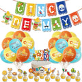 Hot Selling Mexican Theme Party Banners Cinco De Mayo Decoration Include Cinco De Mayo Banner Balloons Cupcake Toppers X4102