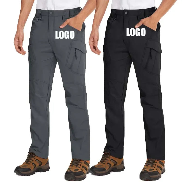 Custom Logo Wholesale Gray Tactical Outdoor Pants Man Trouser Cargo Tactical Trousers for Men