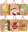 Custom Printing Gift Bags Christmas Kraft Paper Bag Manufacturing Coated Luxury Shopping Packaging Bag