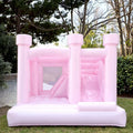 Soft Play Equipment Ball Pool pink Castle Inflatable Bounce House with Slide Suitable for Kids Activities Party