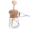 Empty Glass Car Air Freshener Perfume Bottle Fragrance Botella De Difusor Waterproof Car Diffuser Bottle With Clip