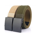LQBelt Scroll Buckle Belts Double-side Strap Men Women Canvas Belt Polyester Outdoor Wholesale Factory