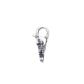Cool 925 Sterling Silver Spaceman Pendant Extender With Double Snap Clasp Lobster Claw Lock Jewelry Findings