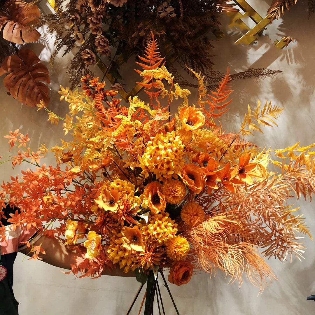 Popular Wedding Flower Supplier Orange Flower Wedding Decoration Flowers MegaBDM