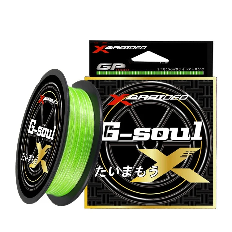 New YGK G-SOUL X8 100m/150m/200m Braided Wire Sea Saltwater Fishing Line 14-80lb PE Buoyancy Floating Sea/Saltwater Freshwater