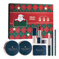 Hot Selling All-in-One Makeup Sets Private Label Christmas Gift Liquid Matte Lipstick & Waterproof Lip Gloss Compact Powder